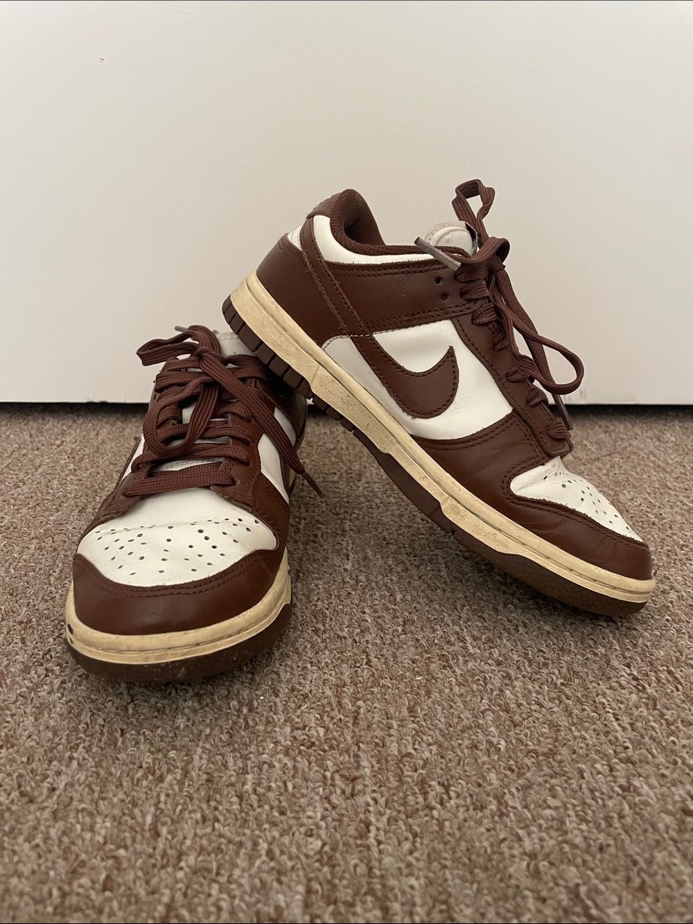 Nike Dunk Low Brown and White